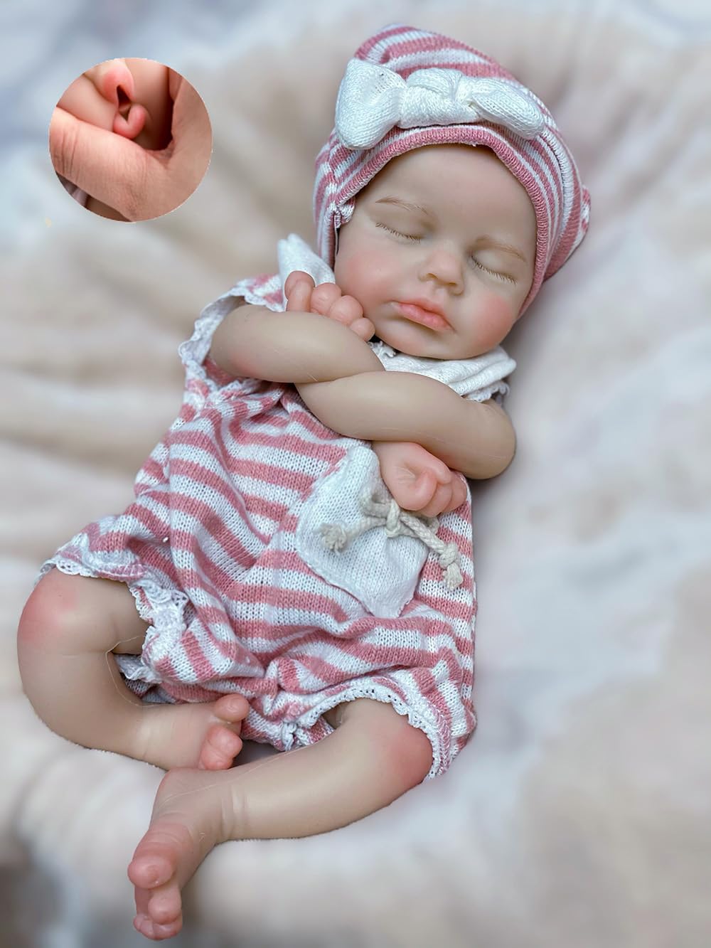 Amazon.com: Abenduot 13inch Loulou Full Body Silicone Baby Doll